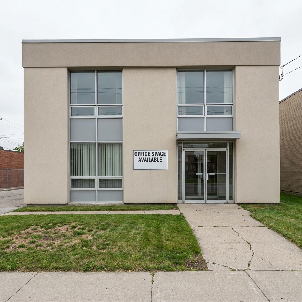 Before: Commercial Curb Appeal