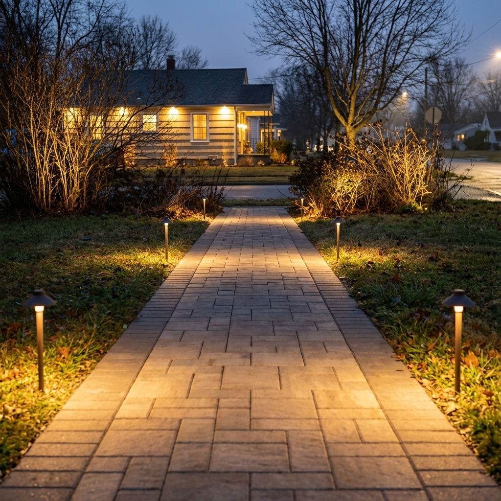 After: Illuminated Pathway